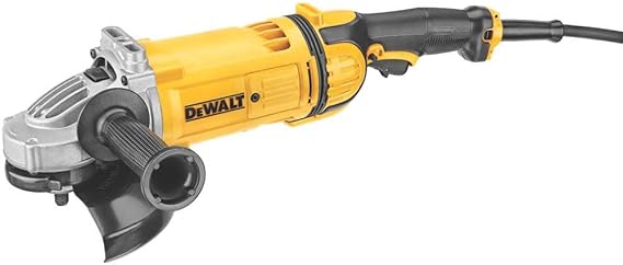 DEWALT Angle Grinder, 7-Inch, 8,500 RPM, 4.7-HP, Yellow - Professional Grade Powerful Angle Grinder - (DWE4557) DEWALT Angle Grinder, 7-Inch, 8,500 RPM, 4.7-HP, Yellow - Professional Grade Powerful Angle Grinder - (DWE4557)
